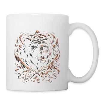 scary bear - Coffee/Tea Mug - white - Right