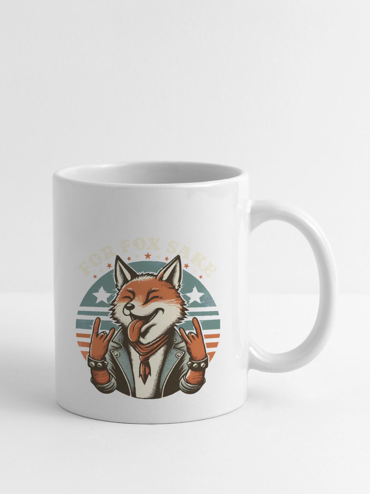 For Fox Sake - Coffee/Tea Mug - white - Right