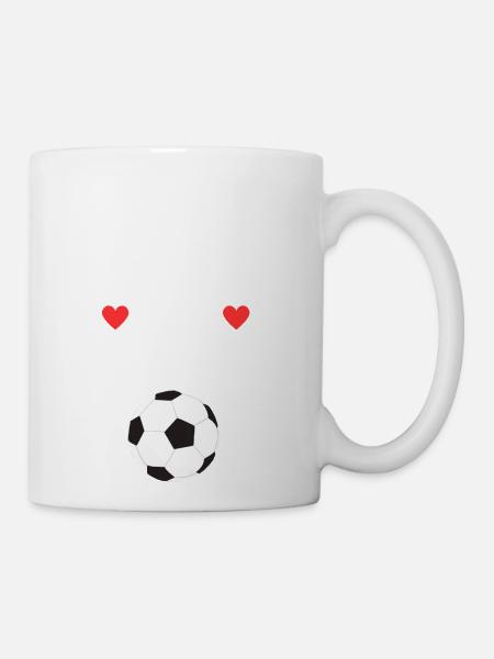 In a relationship with Soccer - Coffee/Tea Mug - white