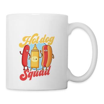 Hot Dog Squad Hotdogs Foodie Wiener - Coffee/Tea Mug - white - Right