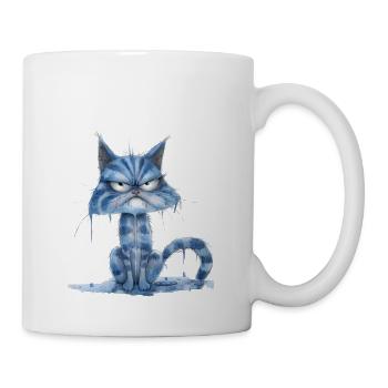 Funny Cat - Coffee/Tea Mug - white - Right