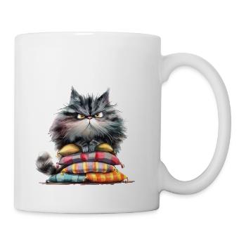 Funny Cat - Coffee/Tea Mug - white - Right