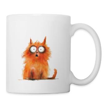 Funny Cat - Coffee/Tea Mug - white - Right