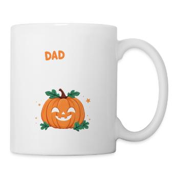 dad of the cutest pumpkin in the patch - Coffee/Tea Mug - white - Right