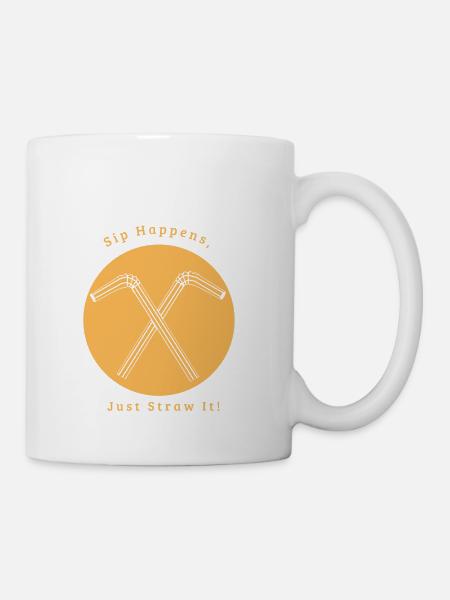 Sip Happens - Coffee/Tea Mug - white