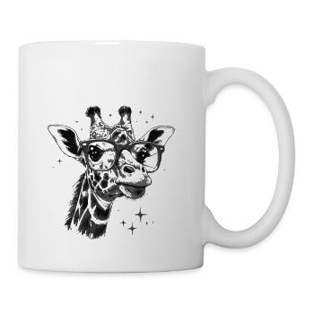 Cute Giraffe Summer Funny Cool Animal Love - Coffee/Tea Mug - white - Right