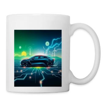 Véhicules électriques - Tasse - blanc - Droite