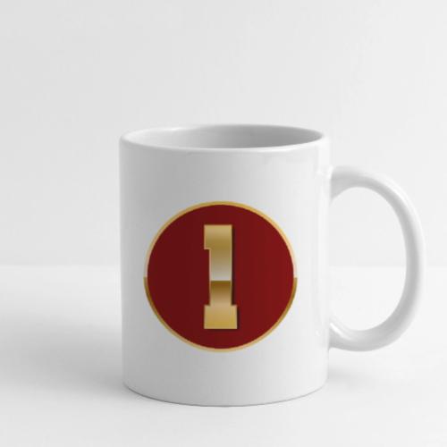 Number 1 in Gold Varsity Font - Coffee/Tea Mug