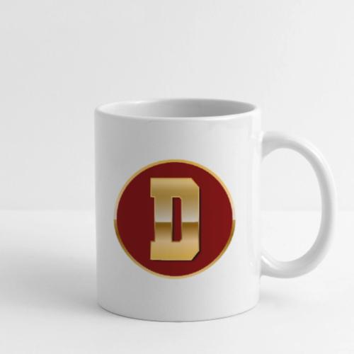 Letter D – Capital Varsity Alphabet Monogram - Coffee/Tea Mug