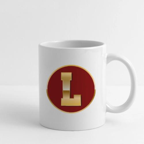 Letter L – Capital Varsity Alphabet Monogram - Coffee/Tea Mug