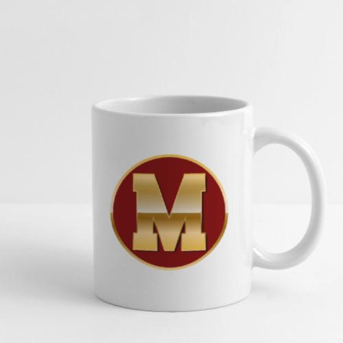 Letter M – Capital Varsity Alphabet Monogram - Coffee/Tea Mug