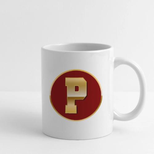 Letter P – Capital Varsity Alphabet Monogram - Coffee/Tea Mug
