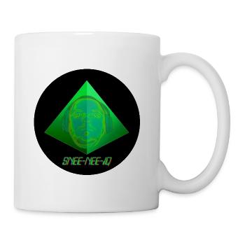 Sneeramid Head - Coffee/Tea Mug - white - Right