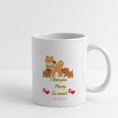 Cute Dog Family Love – “I Love You Purry So much - Coffee/Tea Mug