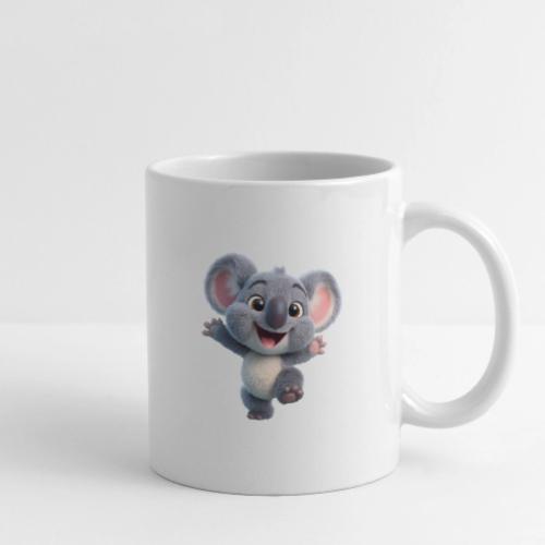 Joyful 3D Baby Koala with Arms Up - Coffee/Tea Mug