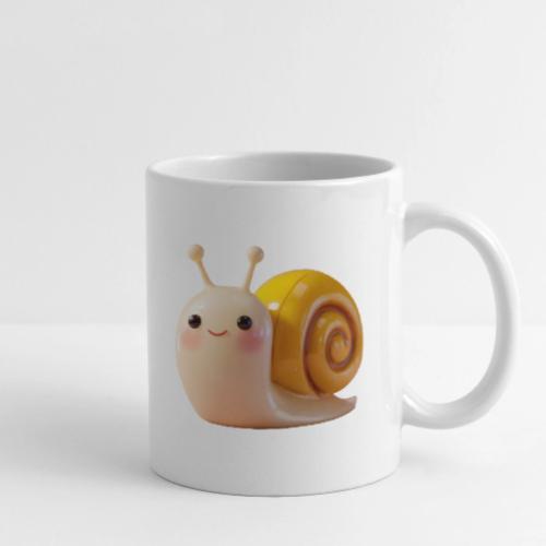 Sweet Cartoon Baby Snail Full of Joy - Coffee/Tea Mug