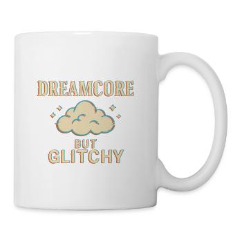 Dreamcore Glitch Cloud - Coffee/Tea Mug - white - Right