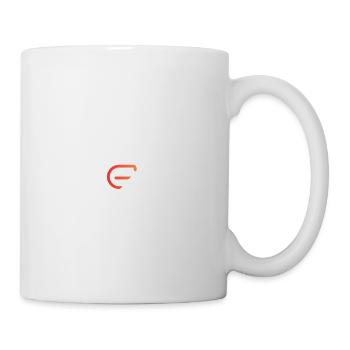 EmberE Gradient E Logo on Black - Coffee/Tea Mug - white - Right