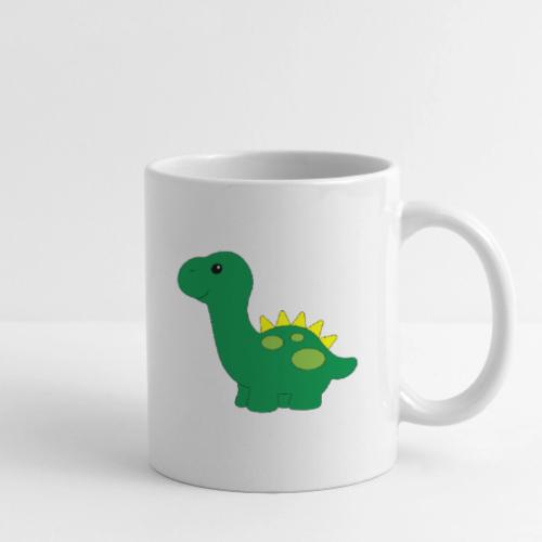 Friendly Green Dino - Infant Wear and Coffee Cup - Coffee/Tea Mug