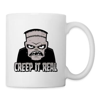 Creep It Real Classic Horror Monster Design - Coffee/Tea Mug - white - Right
