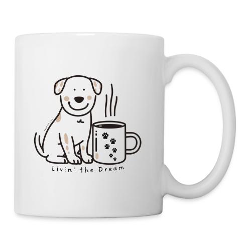 Livin' the Dream Coffee and Puppy - Coffee/Tea Mug
