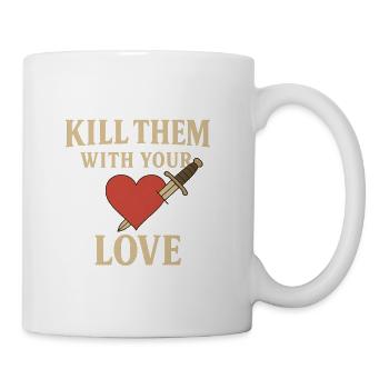 Heart and Dagger - Coffee/Tea Mug - white - Right