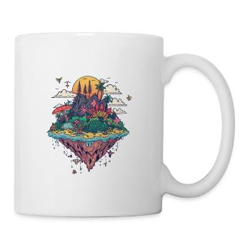 Fantasy Islands – Sunset Paradise (Tropical Dream  - Coffee/Tea Mug - white - Right