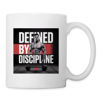 Defined by Discipline - Coffee/Tea Mug - white - Right