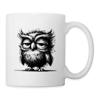 Owl I'm Not Grumpy, Just Sleepy - Coffee/Tea Mug - white - Right