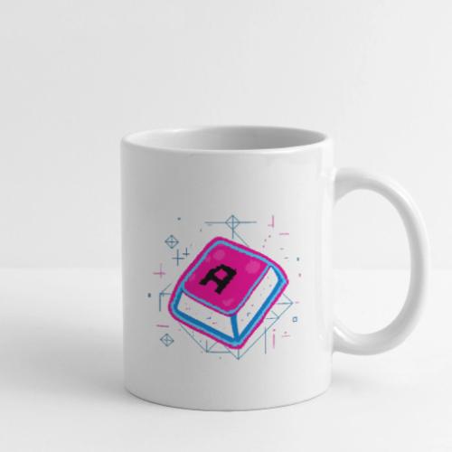 Neon Pixel A Key - Coffee/Tea Mug