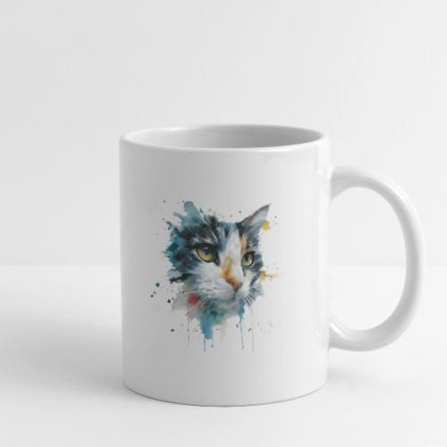 Watercolor cat face - Coffee/Tea Mug
