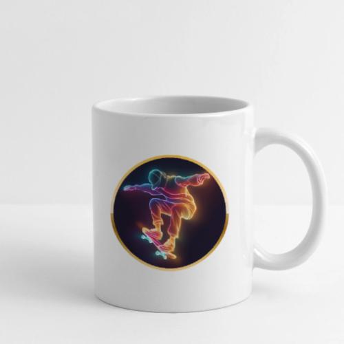 Skateboarding: Midnight Neon Skater - Coffee/Tea Mug