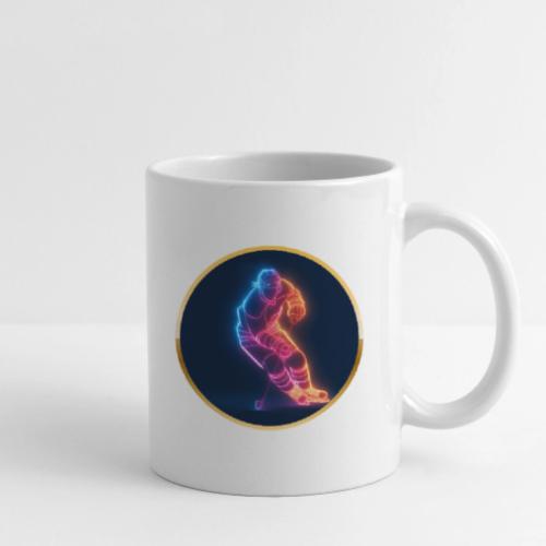 Hockey: Neon Hockey Sketch - Coffee/Tea Mug