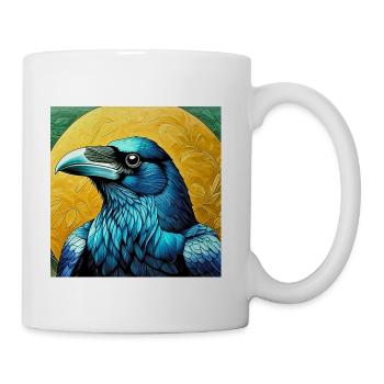 Blue Raven Art - Coffee/Tea Mug - white - Right