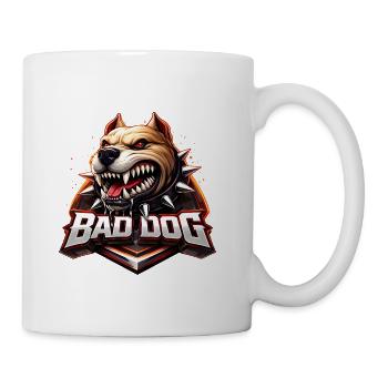 Bad Dog Spike Mascot - Coffee/Tea Mug - white - Right