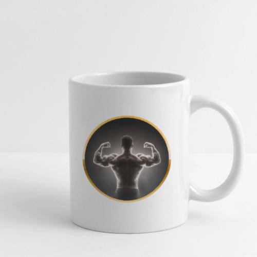 Bodybuilding: Neon Strength Frame - Coffee/Tea Mug