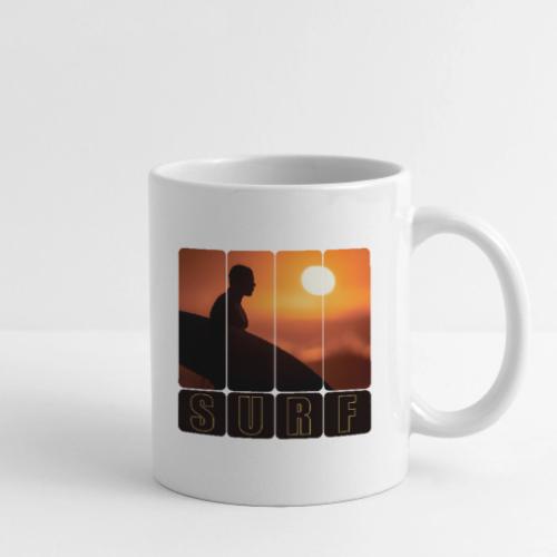 Surfing: Sunset Surf Panels - Coffee/Tea Mug