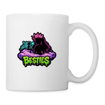 Besties Neon Crown Fantasy - Coffee/Tea Mug - white - Right
