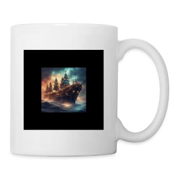 Azure Tempest Galleon - Coffee/Tea Mug - white - Right