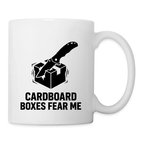Cardboard Boxes Fear Me - Funny EDC Pocket Knife - Coffee/Tea Mug