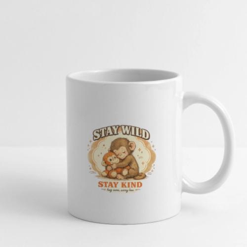 Stay Wild Stay Kind Punch Monkey Hug - Coffee/Tea Mug