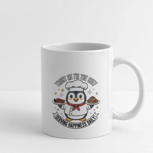 cute Penguin Chef-Funny Cartoon Daily Happiness - Coffee/Tea Mug