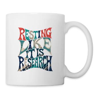 Resting Like It Is Research - Coffee/Tea Mug - white - Right