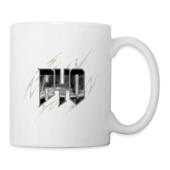 Electric WU Glyph with Lightning - Coffee/Tea Mug - white - Right