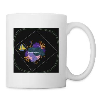 Women Power: Bold Balance Emblem - Coffee/Tea Mug - white - Right