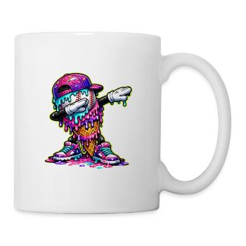 Dripping Baseball Drip Boys Ice Cream Drip - Coffee/Tea Mug - white - Right