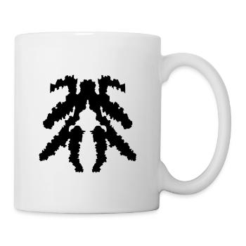 Fractal Dendrite Glyph - Coffee/Tea Mug - white - Right
