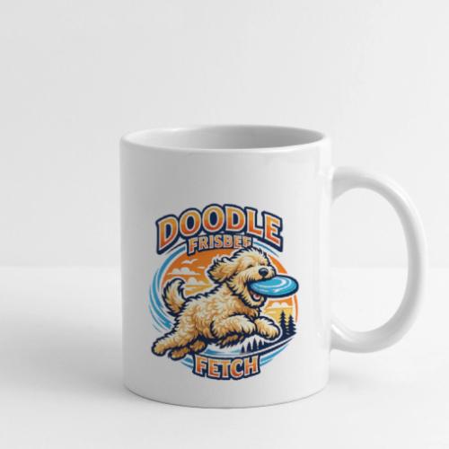 Doodle Frisbee Fetch | Goldendoodle Dog Lover - Coffee/Tea Mug