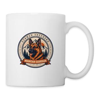 Mountain Guardian German Shepherd - Coffee/Tea Mug - white - Right