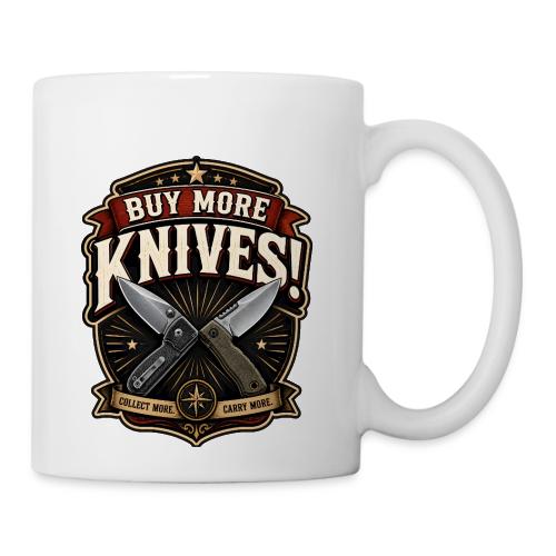Buy More Knives Emblem - Tactical Pocket Knife EDC - Coffee/Tea Mug